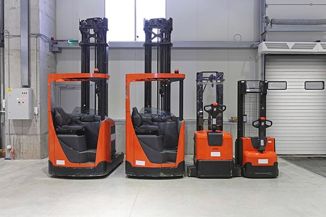 industrial vehicles - forklifts in action